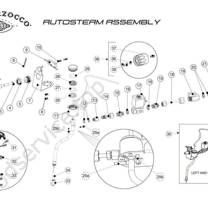 GB5 - FB80 -               Autosteam Assembly