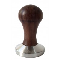 NUT WOOD/S.STEEL TAMPER ESPRESSO CONVEX