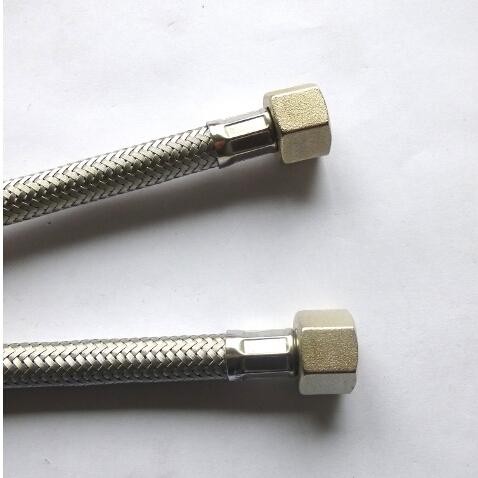 STAINLESS STEEL HOSE 3/8F-3/8F cm.120