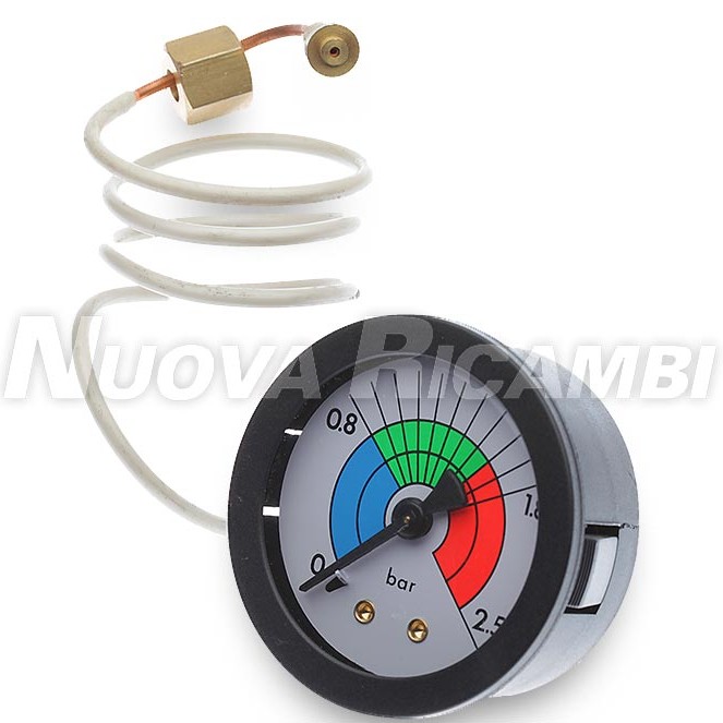 BOILER MANOMETER 1/8 WITH CAPILLARY PIPE