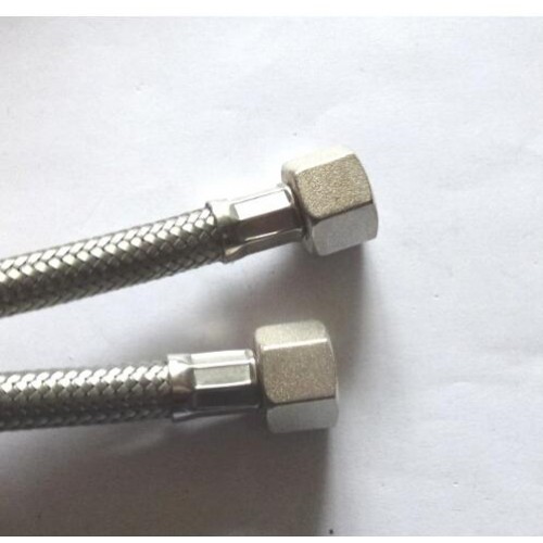 STAINLESS STEEL HOSE 3/8F-3/8F cm100
