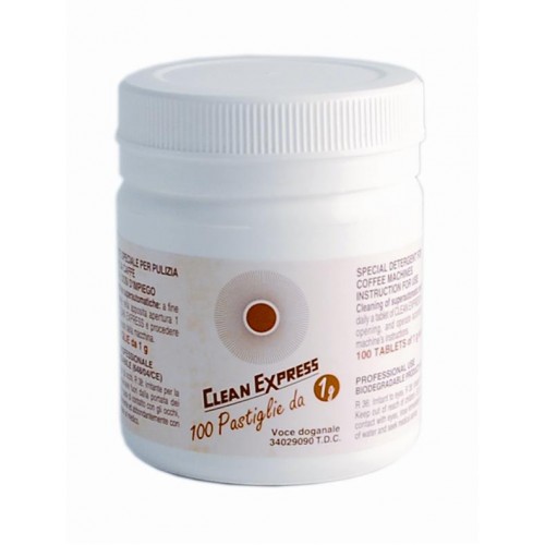 PLASTIC JAR OF CLEAN EXPRESS 100TAB GR.1