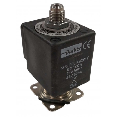 STEEL SOLENOID VALVE 3WAYS VALVE 1.5 24V