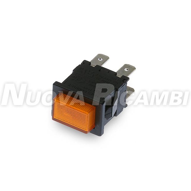 ORANGE 2 POLE LUMINOUS SWITCH