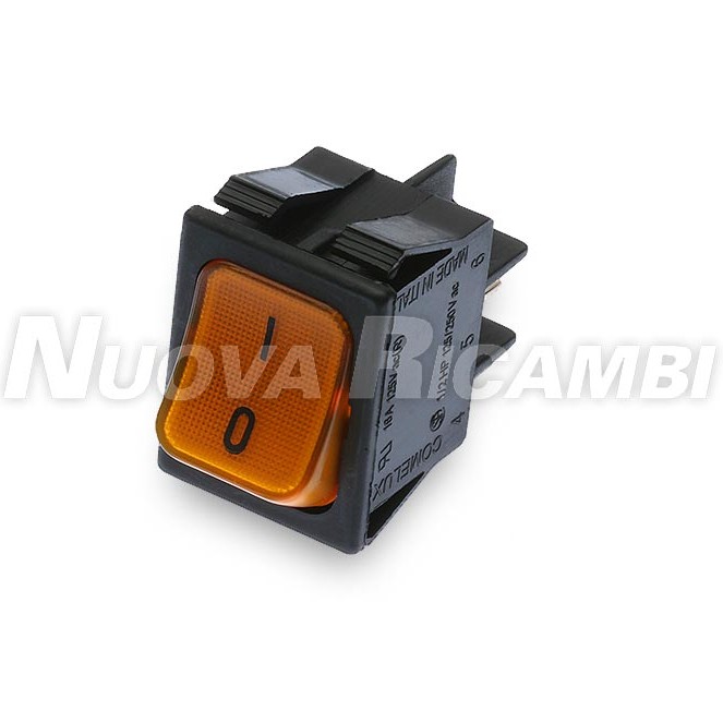 ORANGE 2 POLE LUMINOUS SWITCH