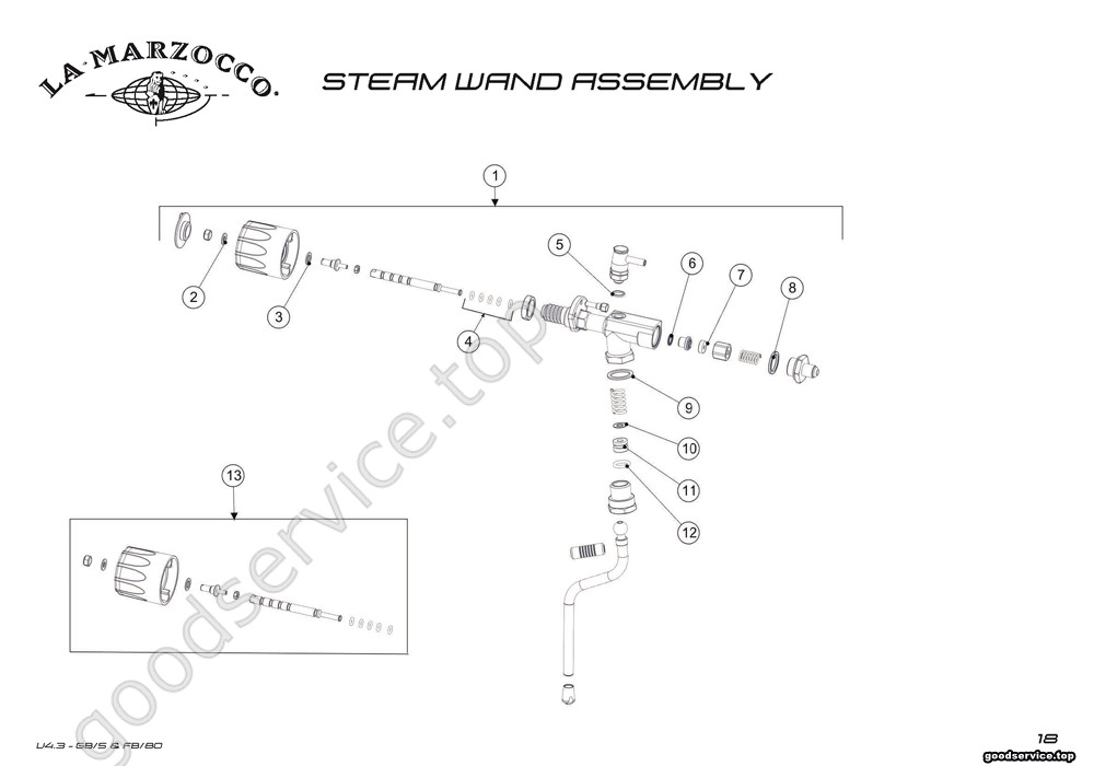 Steam Wand Assembly