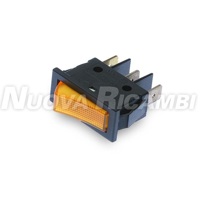 ORANGE 1 POLE LUMINOUS SWITCH
