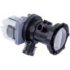 Помпа (насос) для пральної машини Ariston С00855480 Askoll (в зборі) 25 Вт BPX2-35L 0.3 A (контакти роздільні ззаду)