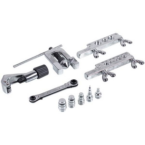 Набір для обробки труб СТ-278L (вальцювання, труборозширювач, труборіз, ключ) Набір для обробки труб СТ-278L (вальцювання, труборозширювач, труборіз, ключ)